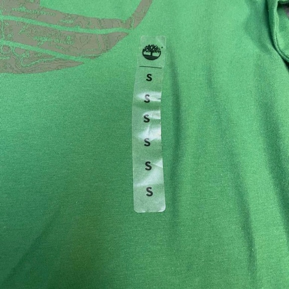 Timberland Short Sleeve Green T-Shirt Size: Small - Picture 5 of 7
